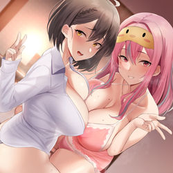 This is a pixiv picture whose title is パジャマパーティー.