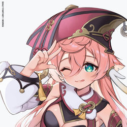 This is a pixiv picture whose title is 原神-烟绯.