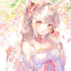 This is a pixiv picture whose title is 🍓.