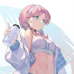 This is a pixiv picture whose title is 蓝毒~.