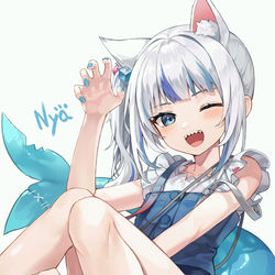 This is a pixiv picture whose title is Nya.