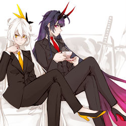 This is a pixiv picture whose title is gaslight gatekeep girlboss.