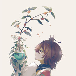 This is a pixiv picture whose title is 金木犀.