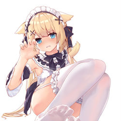 This is a pixiv picture whose title is 啾啾猫猫.