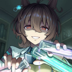 This is a pixiv picture whose title is アグネスタキオン.