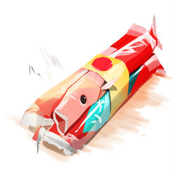 This is a pixiv picture whose title is 魚肉ソーセージ.