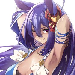 This is a pixiv picture whose title is ヒシアマ姐さん育成ウマ娘先行実装.