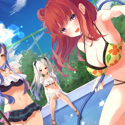 This is a pixiv picture whose title is ウタゴエ放送部プロジェクト.