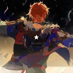 This is a pixiv picture whose title is ☆.