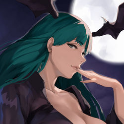 This is a pixiv picture whose title is Morrigan Aensland.