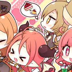 This is a pixiv picture whose title is あいミス！仕事絵.