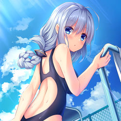 This is a pixiv picture whose title is プール.
