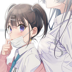 This is a pixiv picture whose title is 「……？ 何見てんのよ…」.