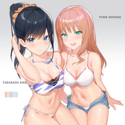 This is a pixiv picture whose title is 宝多六花&南梦芽.