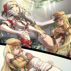 This is a pixiv picture whose title is 恥ずかしいですか？苦しいですか？それとも両方ですか？オラオラ〜‼.