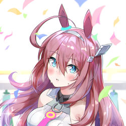 This is a pixiv picture whose title is ミホノブルボン if.