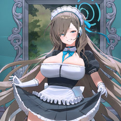 This is a pixiv picture whose title is 「先生、見たい？」.