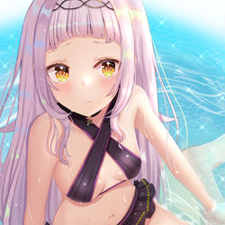 This is a pixiv picture whose title is 紫咲シオン.