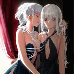 This is a pixiv picture whose title is ak12 & an94.