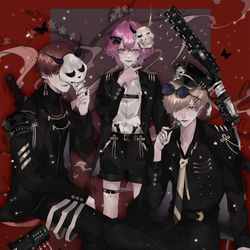 This is a pixiv picture whose title is 卍百鬼夜行卍WIN.