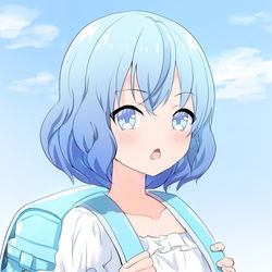 This is a pixiv picture whose title is だんだん服装が女の子になっていってる事に気づいてない鳴海くん.