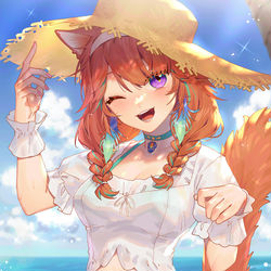This is a pixiv picture whose title is 🐓.