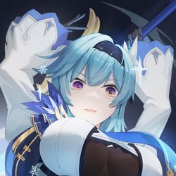 This is a pixiv picture whose title is 优菈  eula   エウルア・ローレンス.
