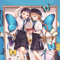 This is a pixiv picture whose title is 🦋.
