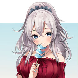This is a pixiv picture whose title is もち.