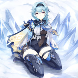 This is a pixiv picture whose title is Eula.