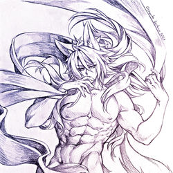 This is a pixiv picture whose title is Like marble.