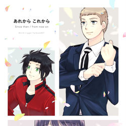 This is a pixiv picture whose title is 【柿照＆嵐＋柿】あれから これから.