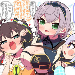 This is a pixiv picture whose title is 大胸筋を所望される団長.