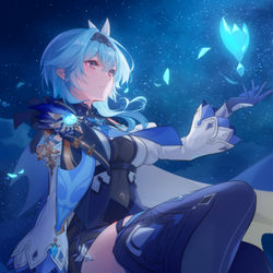 This is a pixiv picture whose title is 静かな夜.