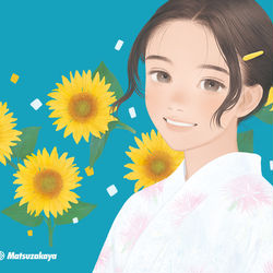 This is a pixiv picture whose title is 夏の贈り物.