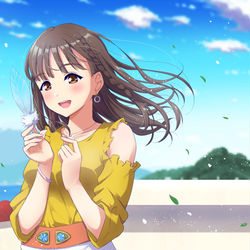 This is a pixiv picture whose title is 伊波杏樹さん.