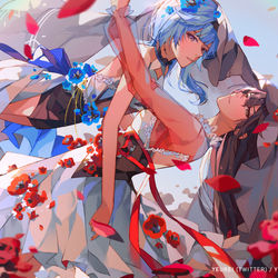 This is a pixiv picture whose title is 与罪人共舞一曲.