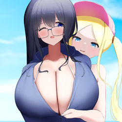 This is a pixiv picture whose title is 無限の谷.