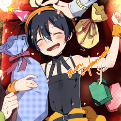 This is a pixiv picture whose title is ナラ誕！.
