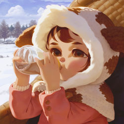 This is a pixiv picture whose title is Moo.
