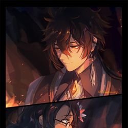 This is a pixiv picture whose title is On Belay.