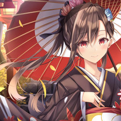 This is a pixiv picture whose title is 秋麗.