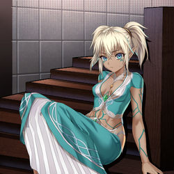 This is a pixiv picture whose title is 初入文明的少女 （约稿）.