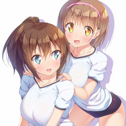 This is a pixiv picture whose title is ブルマとスパッツ2.
