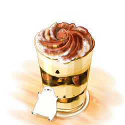 This is a pixiv picture whose title is ティラミスコーヒーゼリー.