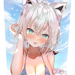 This is a pixiv picture whose title is 海デート.