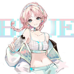 This is a pixiv picture whose title is BLUE.