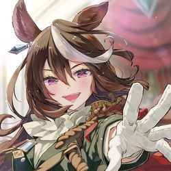 This is a pixiv picture whose title is シンボリルドルフだ！.