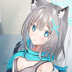 This is a pixiv picture whose title is シロコちゃんグレースポブラ説.