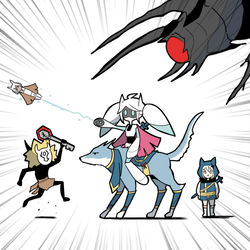 This is a pixiv picture whose title is 色々なゲームをやり過ぎた者の末路.